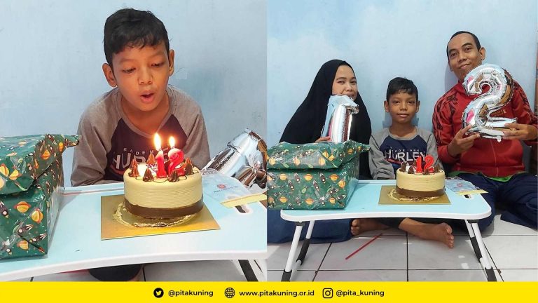 Anak Pita Kuning Ulang Tahun Raihan