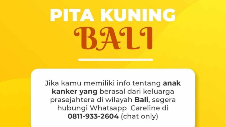 Pendaftaran Anak Kanker Pita Kuning Bali