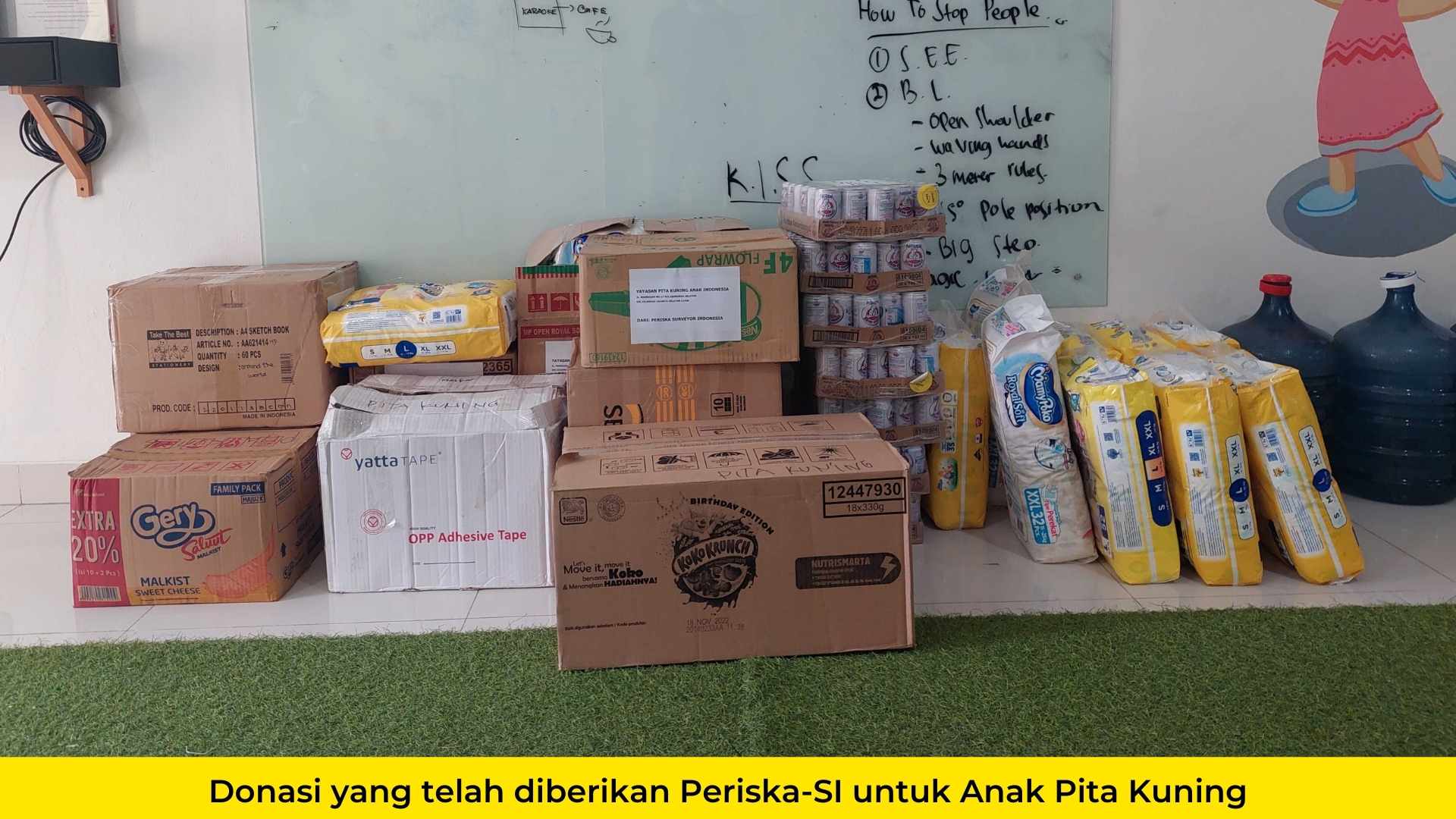 Periska-SI Berdonasi Ke Pita Kuning