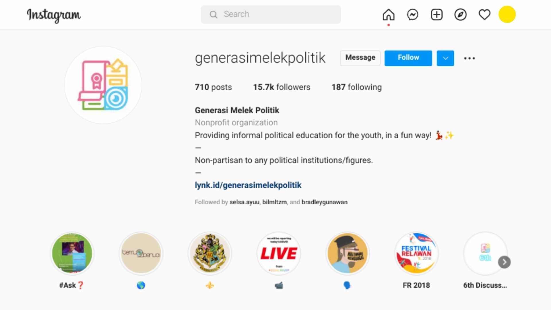 Di Balik Nama Neildeva & Generasi Melek Politik Bersama Pita Kuning