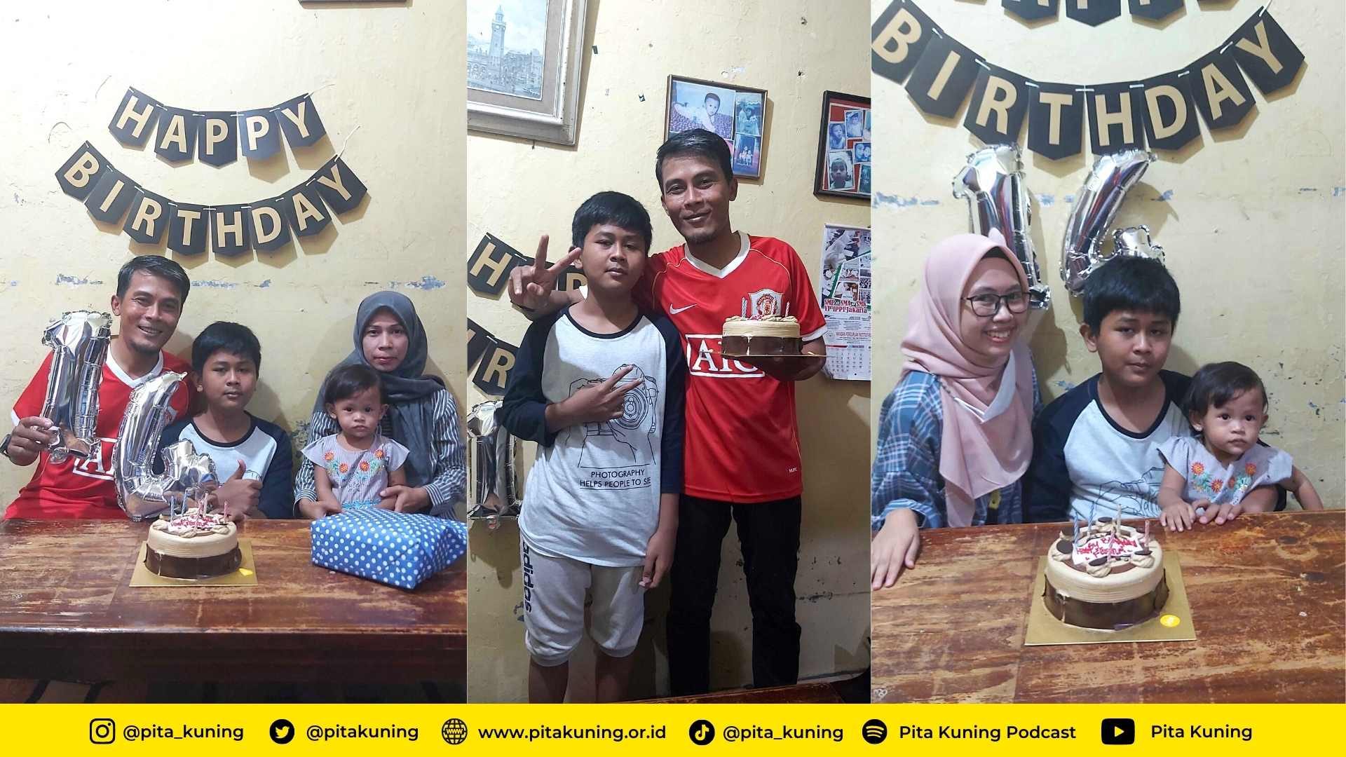 Happy Birthday Anak Pita Kuning Fachri