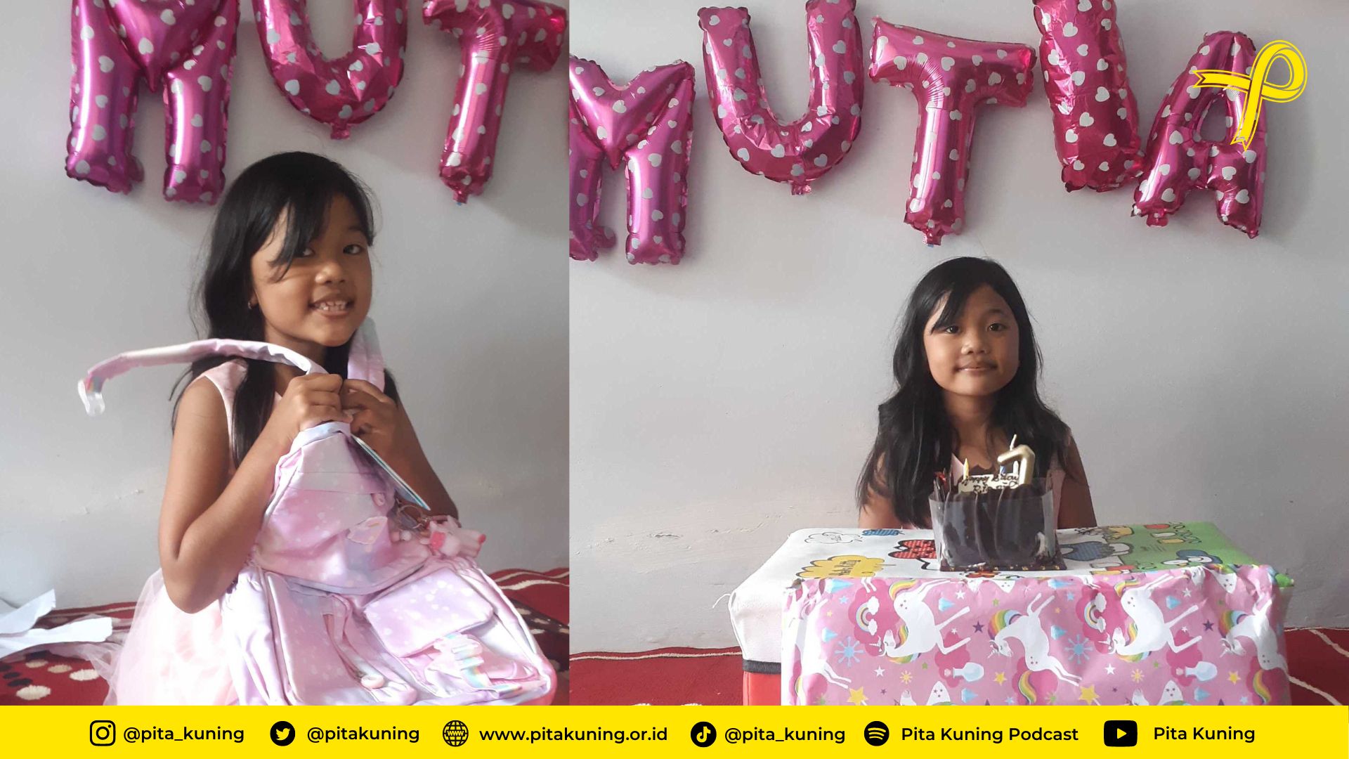 Anak Pita Kuning Merayakan Ulang Tahun