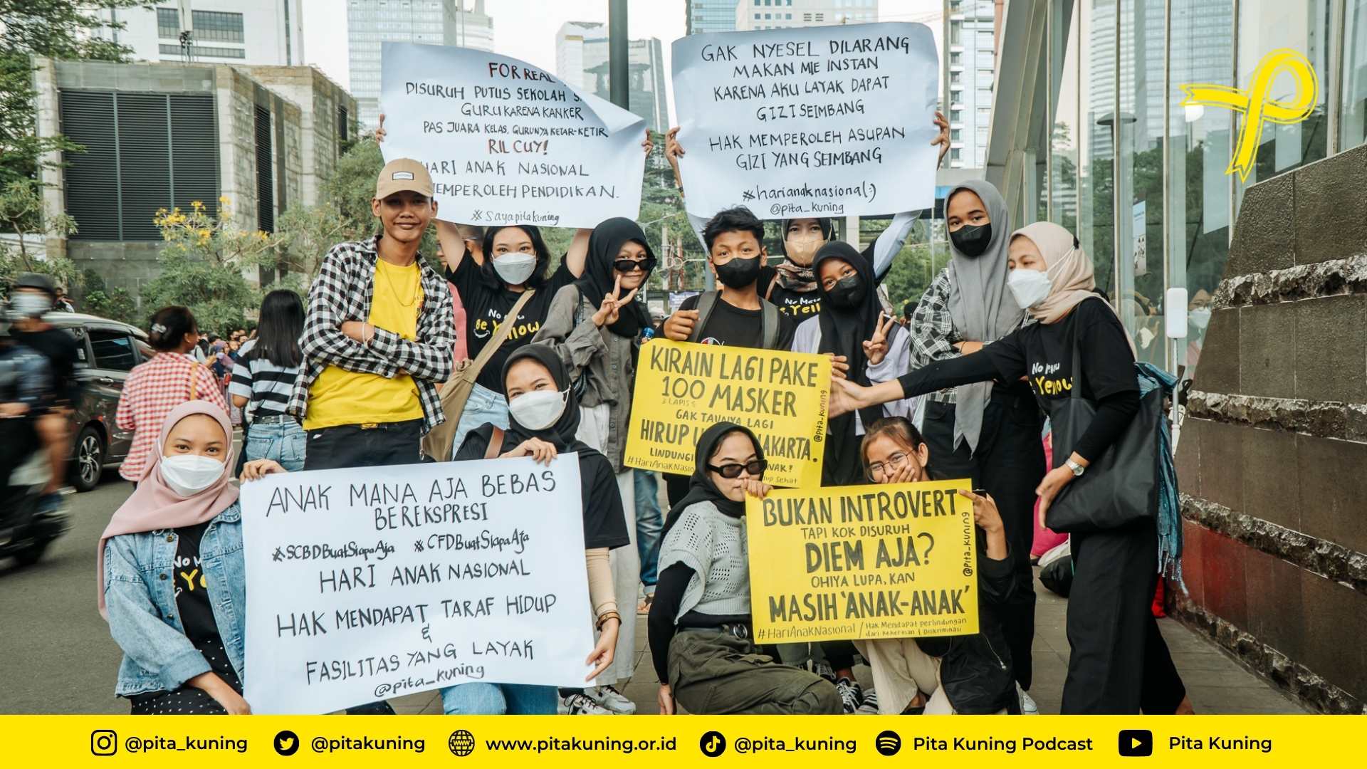 Citayam Fashion Week with Pita Kuning Hari Anak Nasional