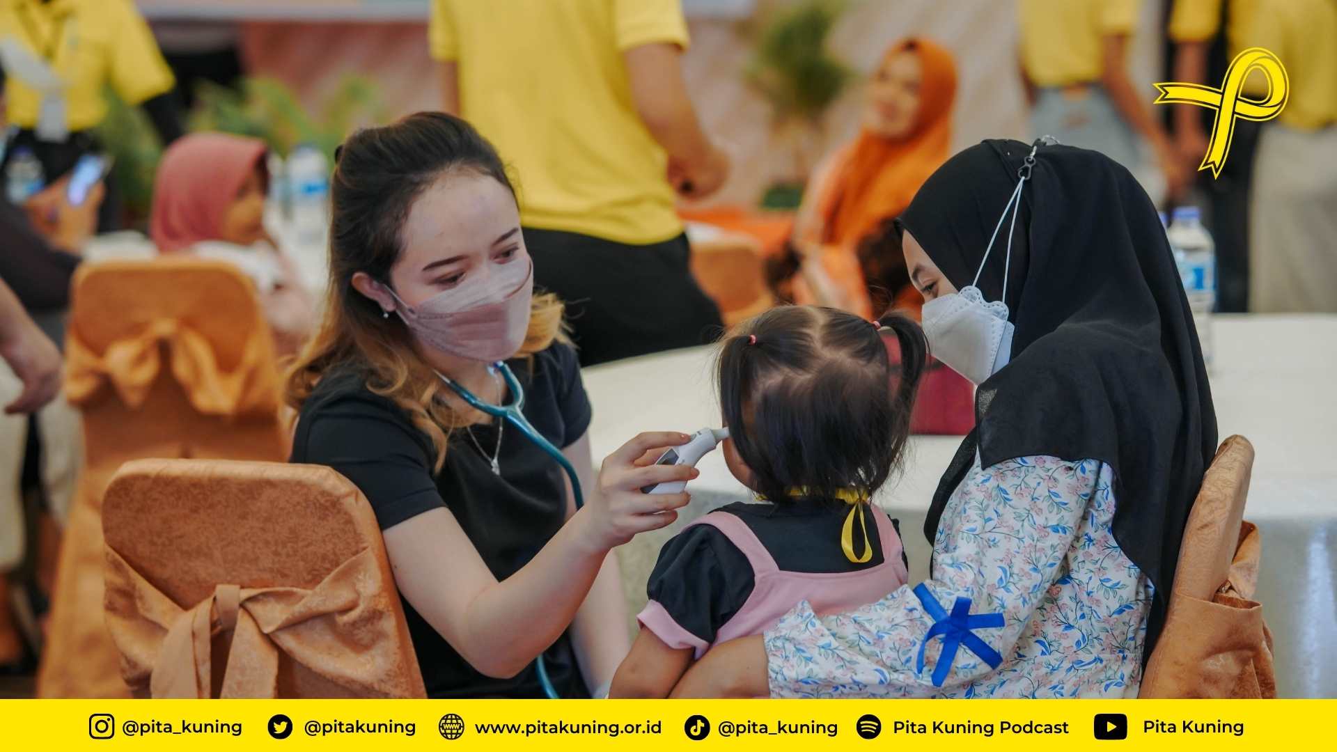Anak Pita Kuning Melakukan Medical Check Up