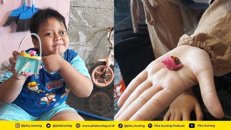 Kelemong jadi teman mungil rio