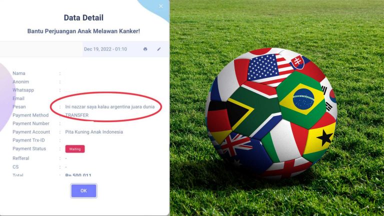 Perkara Argentina VS Prancis, Rela Tuntaskan Nazar Bantu Anak Kanker (1)