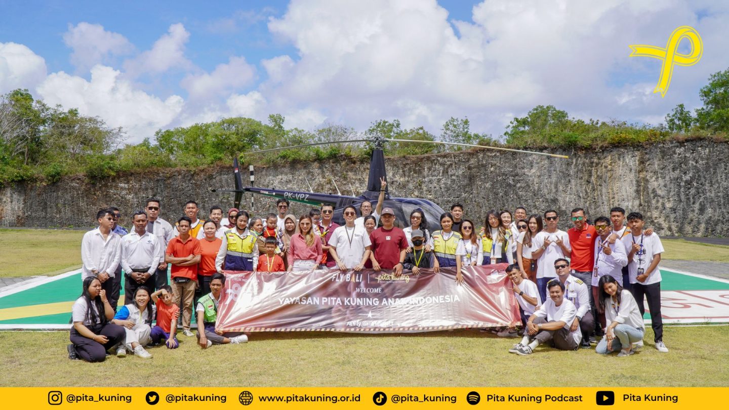 Kolaborasi Pita Kuning dan Fly Bali: Merdeka Meraih Cita-Cita