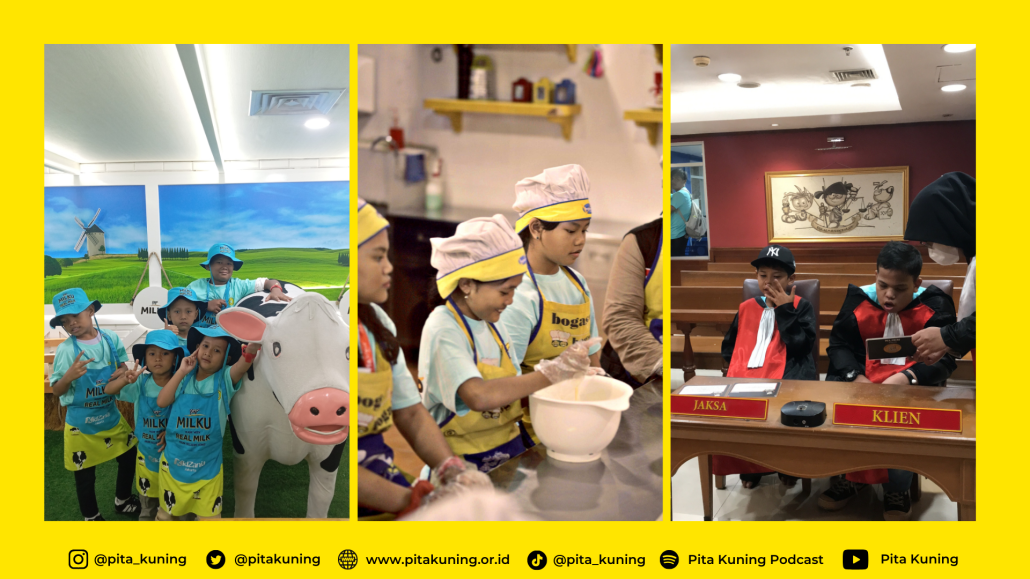 Anak Pita Kuning Mencoba Berbagai Profesi