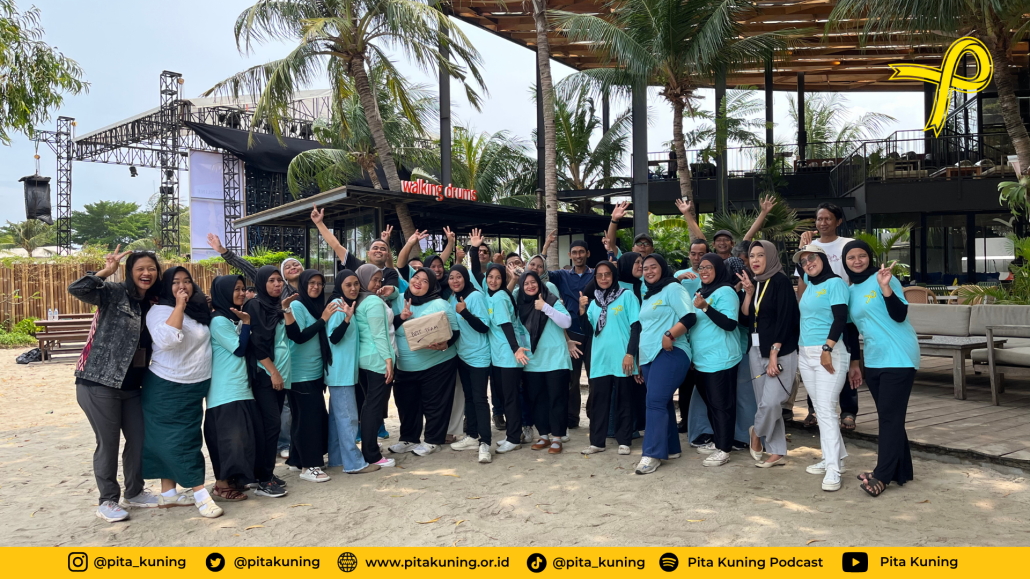 Orang tua anak Pita Kuning selesai melakukam kegiatan team building