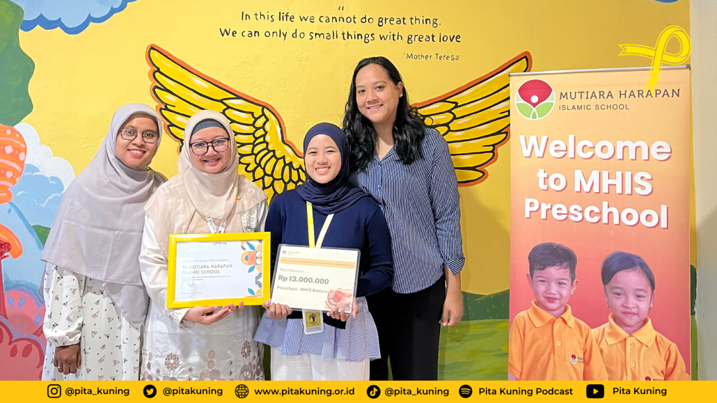 Islamic Fair 2026: Aktivitas Kreatif Murid Preschool Mutiara Harapan Islamic School Dukung Anak Pejuang Kanker Bersama Pita Kuning 