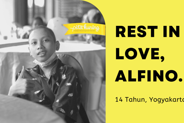 7 bulan melawan kanker, rest in love Alfino