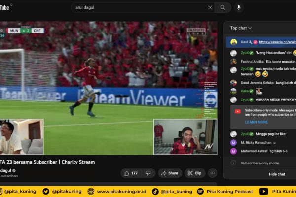 Arul Dagul Charity Match Bantu Anak Kanker Pita Kuning