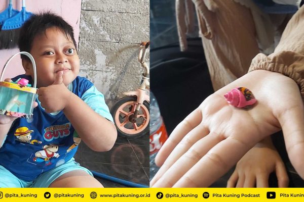 Kelemong jadi teman mungil rio