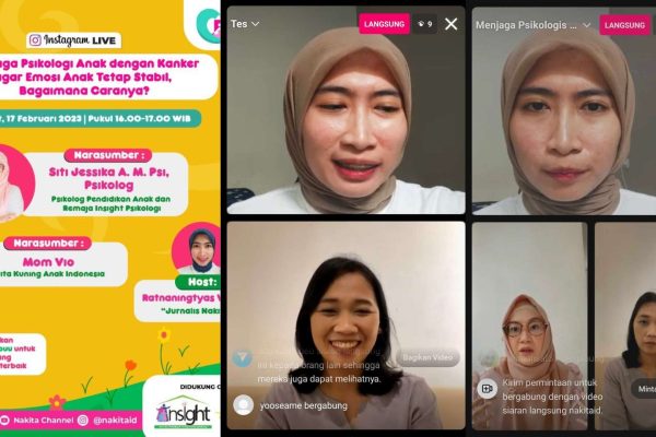 Menjaga Psikologi Anak dengan Kanker Pita Kuning Nakita